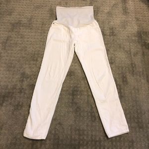 Pea in the Pod Maternity White Jeans
